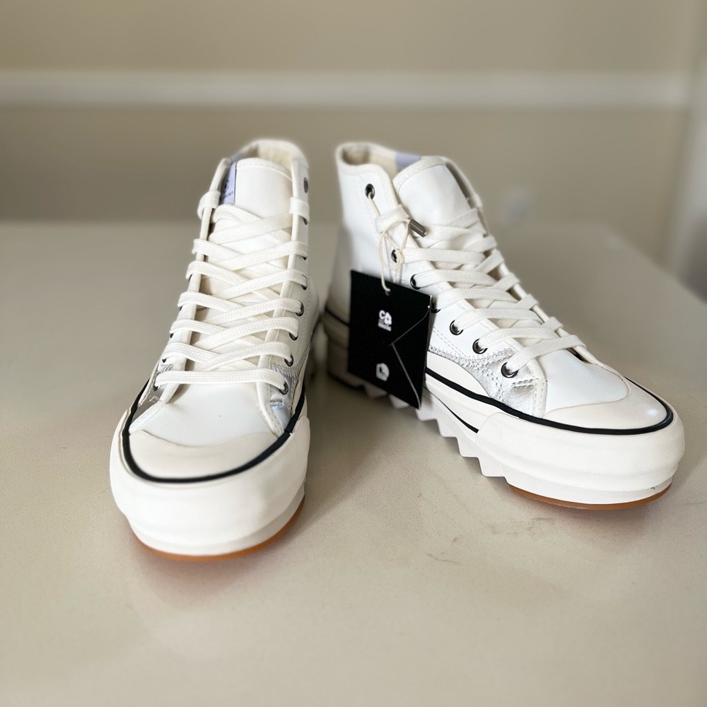 NWT Master of Arts Leather Platform Sneakers - 37